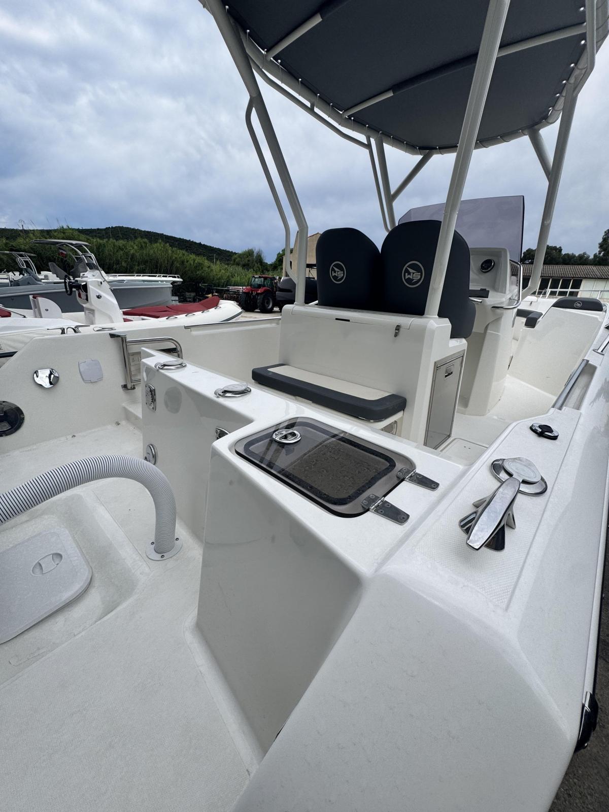 white shark 240 cc evo