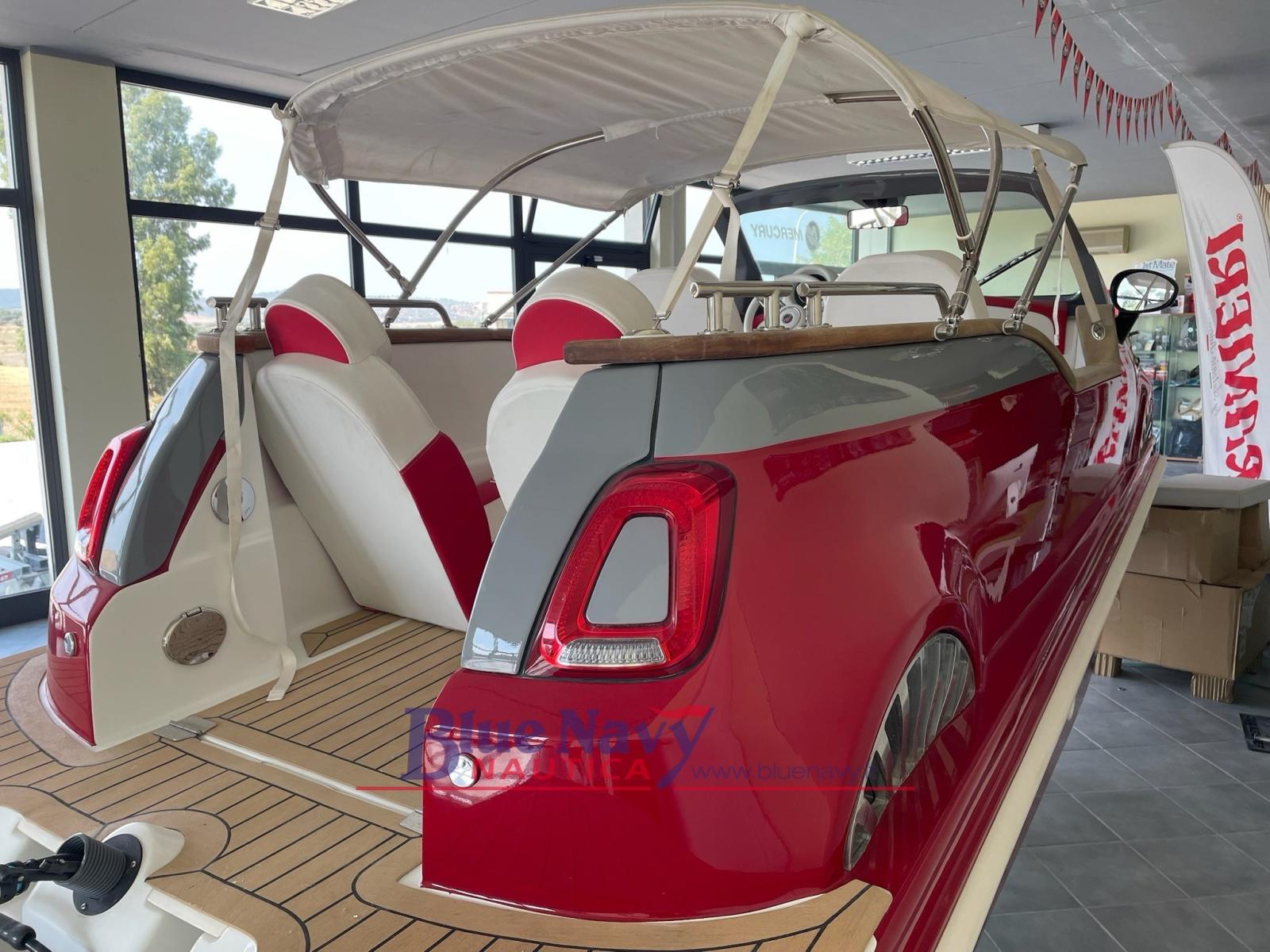 car off shore Fiat 500 classic + 40cv pro mercury