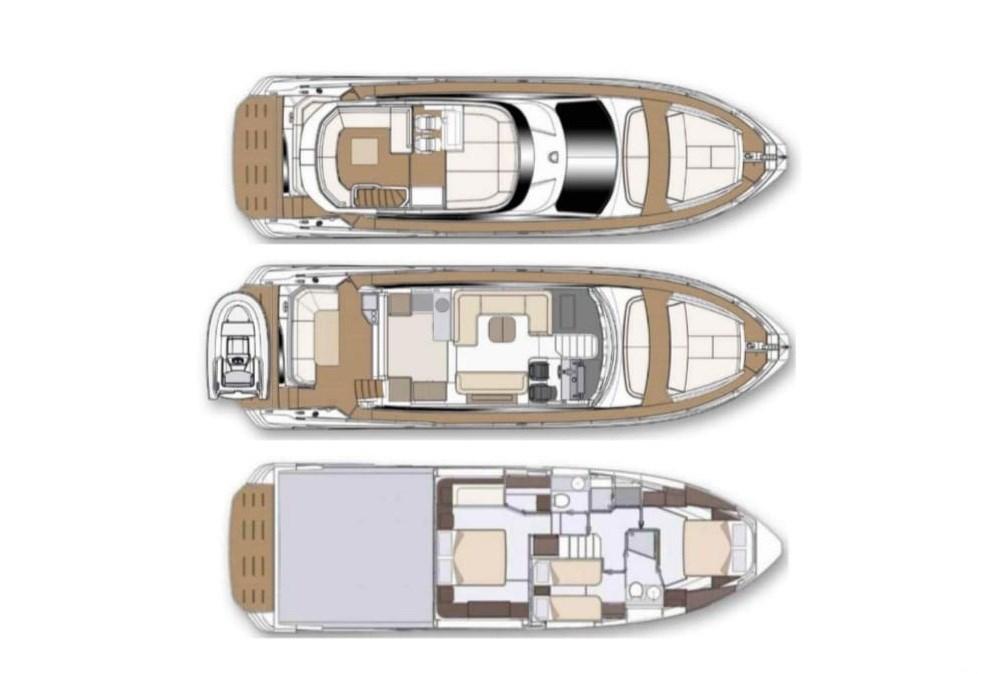 azimut 53 flybridge my