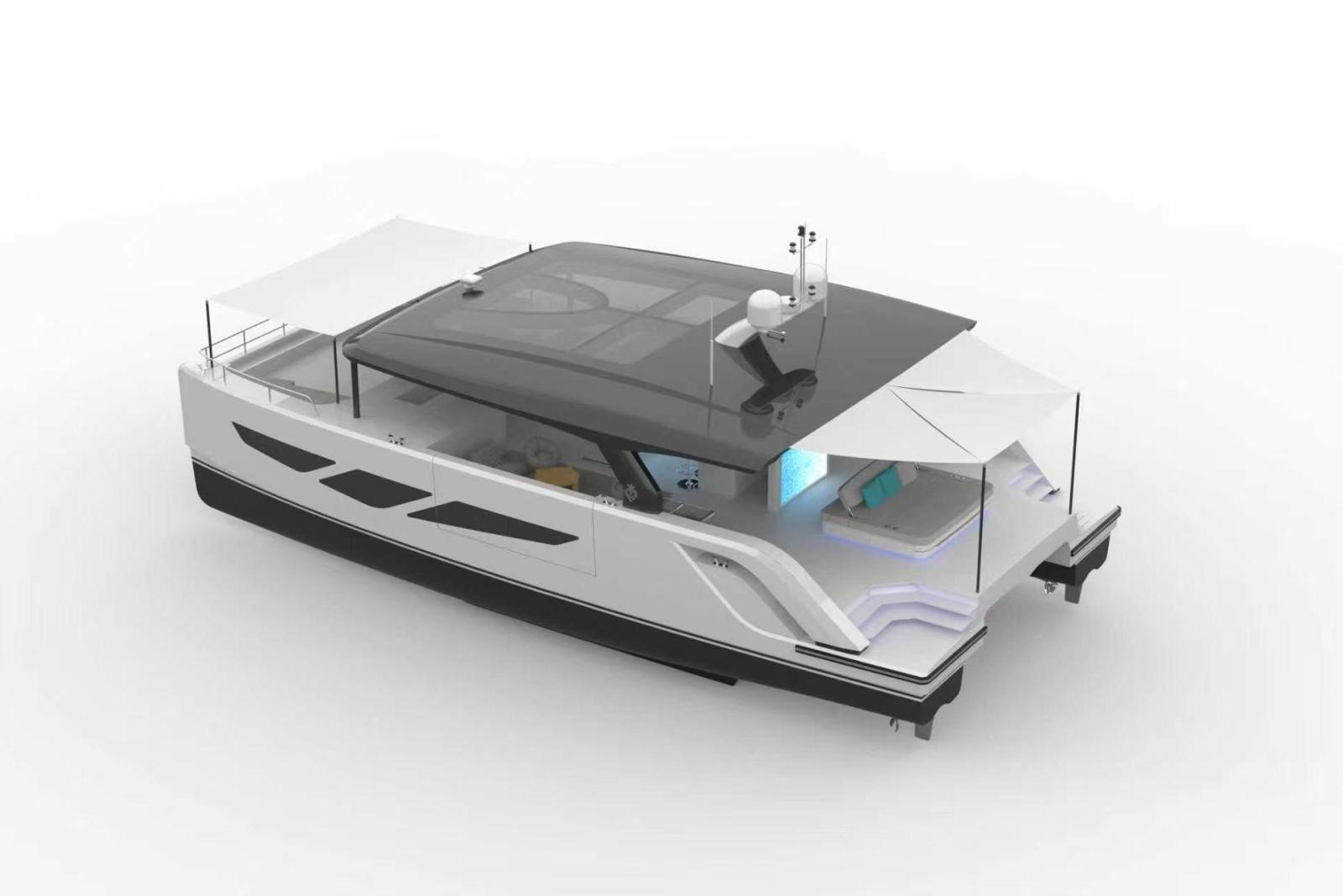 Catamaran Diamond Yachts P55 Power Catamaran