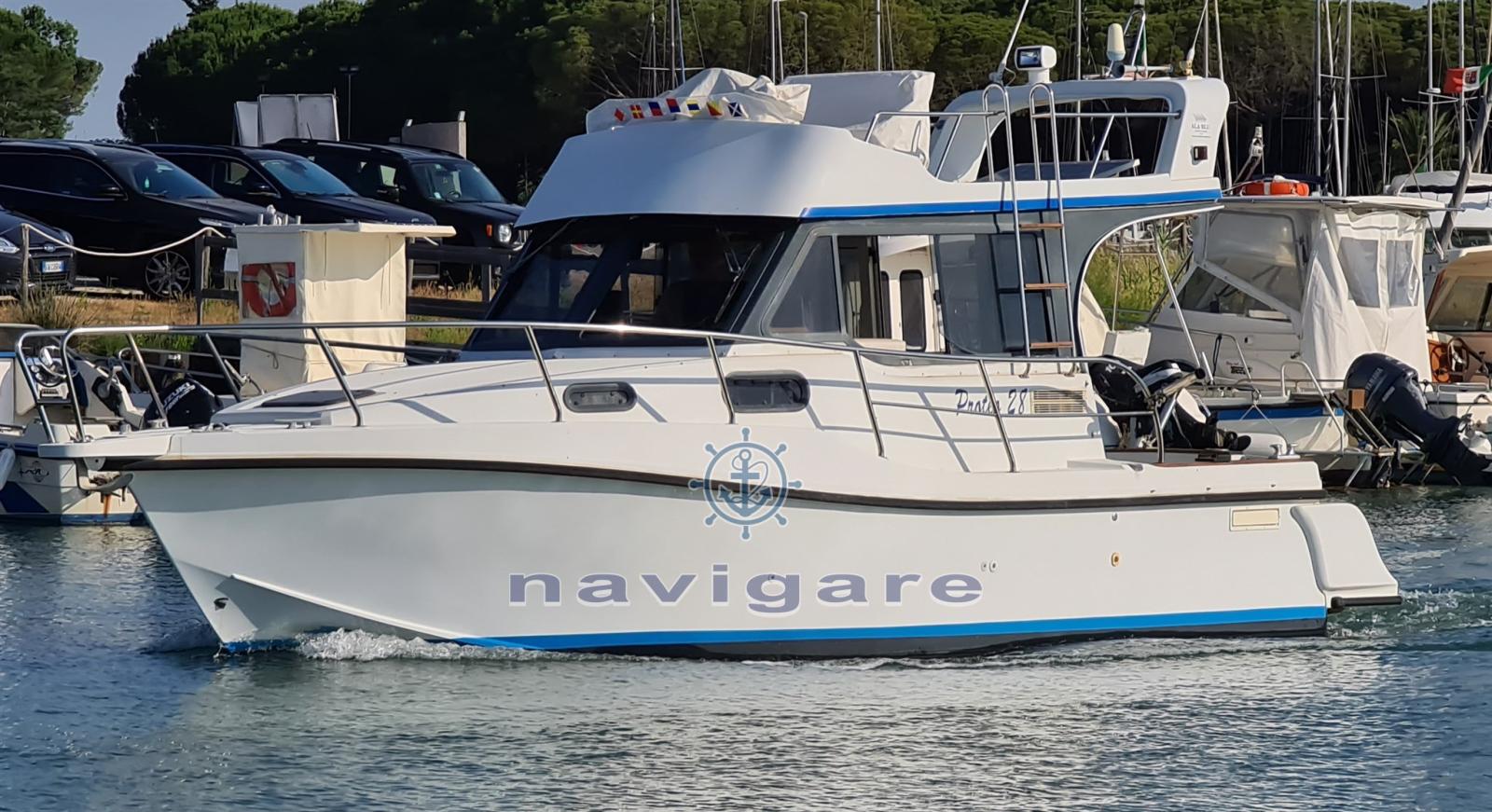 ala blu Proteo 28 flying bridge