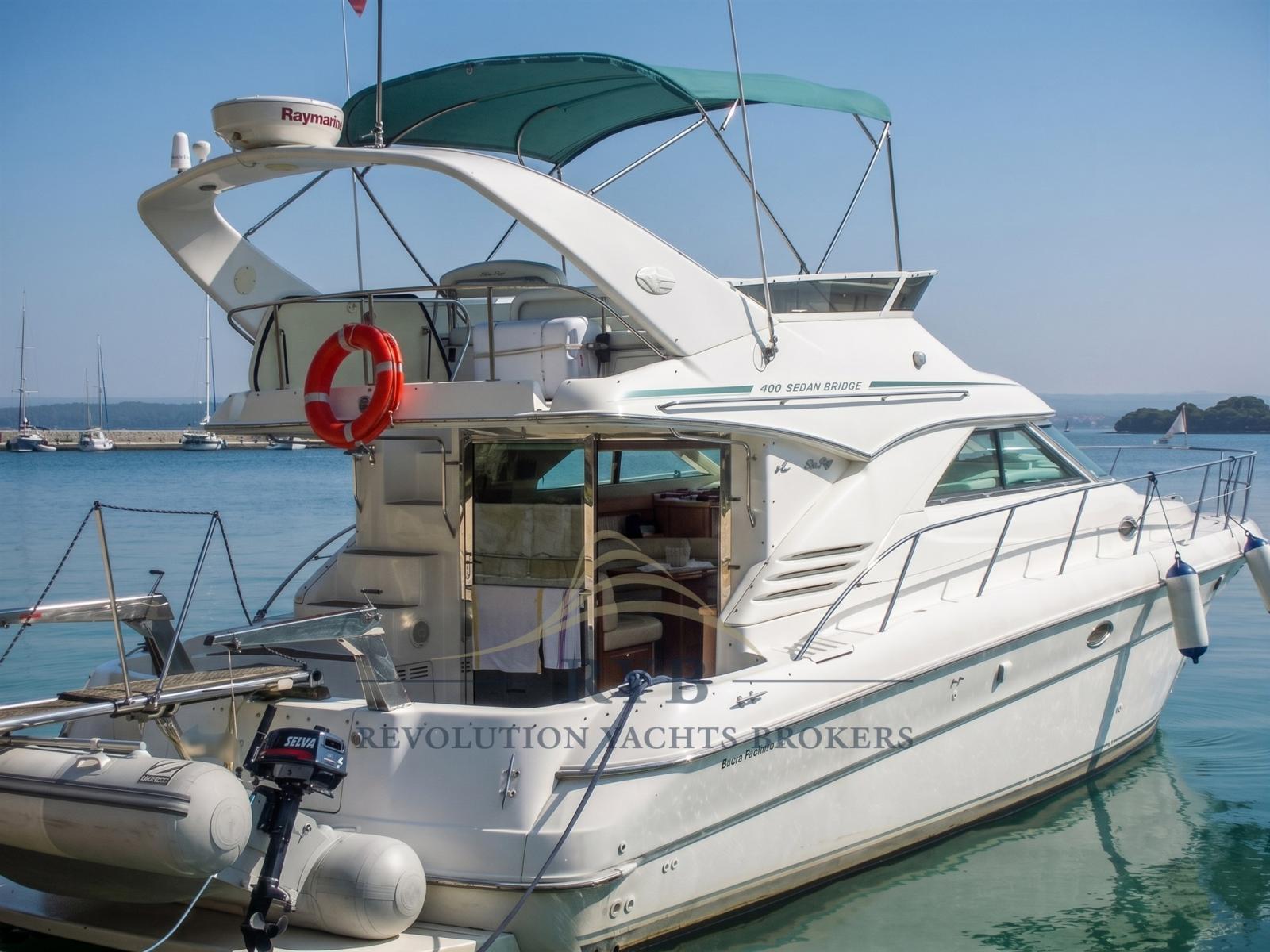 sea ray 400 sedan bridge