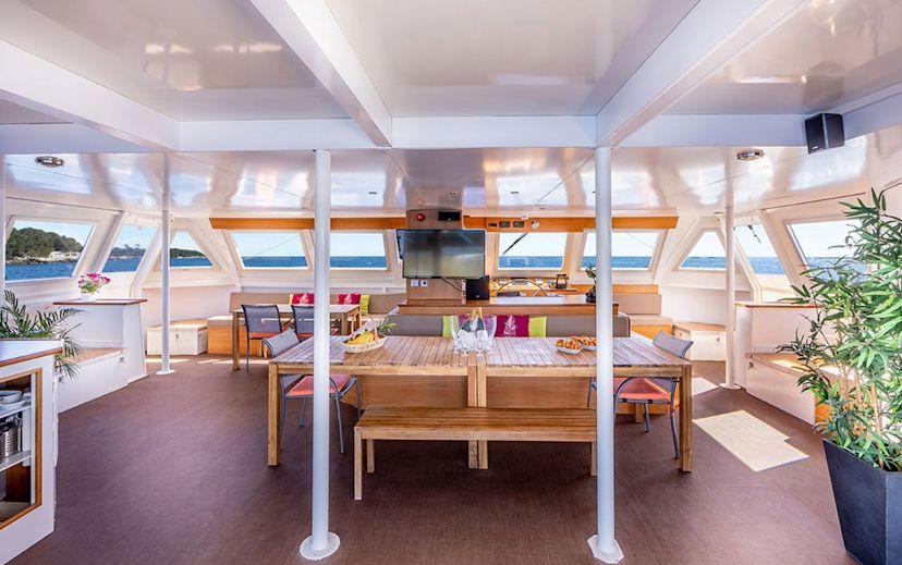 custom built boat Maxi day charter catamaran 65