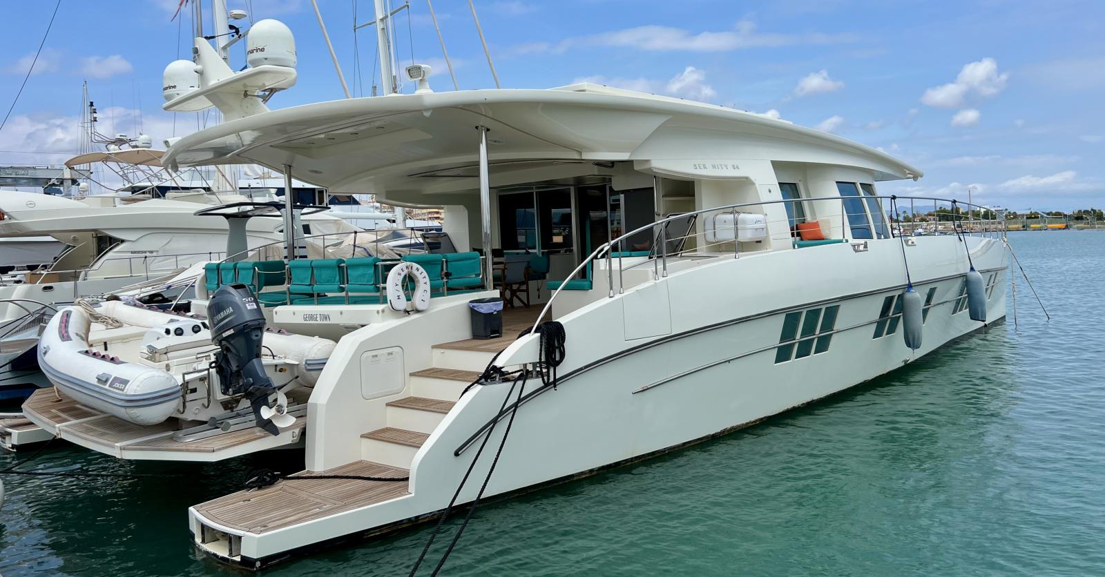 serenity yachts Serenity 64 hybrid solar electric powercat