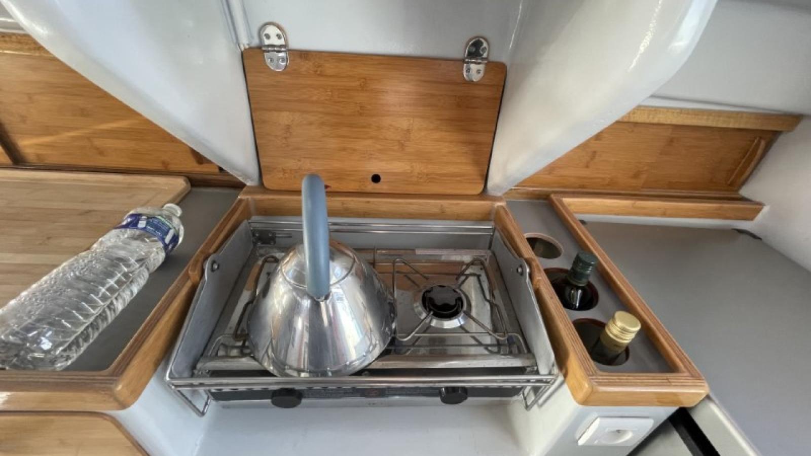 custom voilier de voyage Deriveur bambou 40 tdm