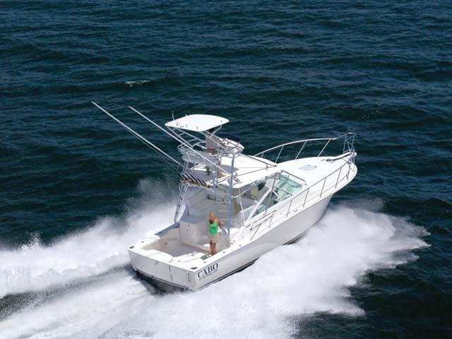 cabo 32 express tuna tower