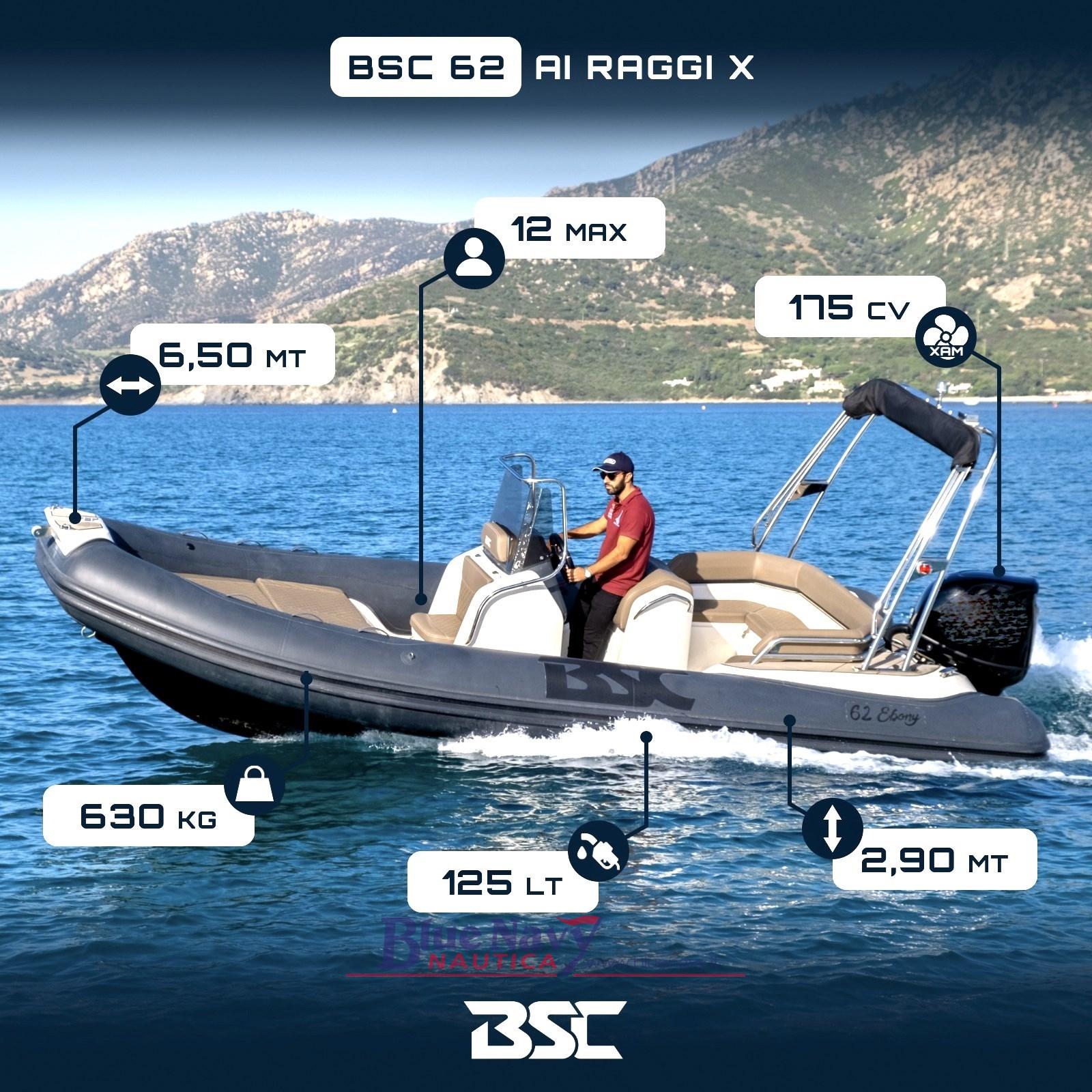 bsc 62 (6,5mt f.T.) gommone nuovo
