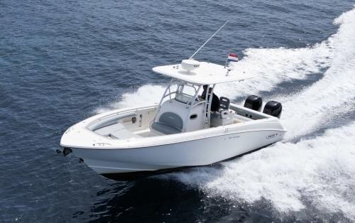 boston wahler 320 outrage - 2x mercury verado 250